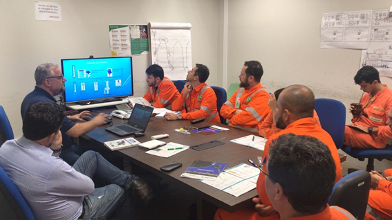 treinamento técnico em plataformas offshore