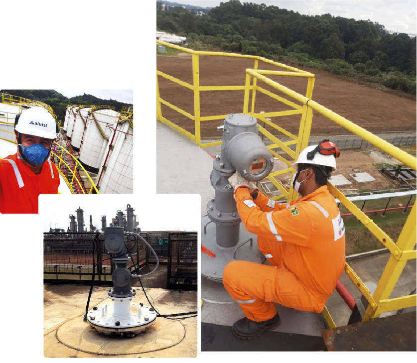 telemetria de tanques de armazenamento de etanol